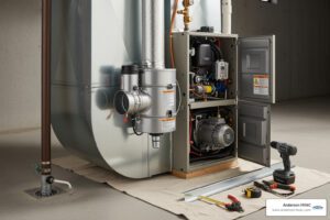 drum humidifier installation